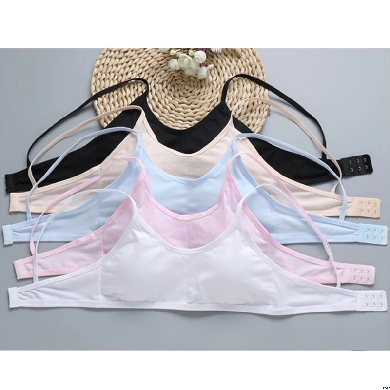 

Teen Girls Underwear Soft Padded Cotton Bra Young Girls for Yoga Sports Bra 8-18Y