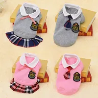 Couple vêtements pour chiens de compagnie uniforme pour animaux de compagnie vêtements pour petits chiens moyens Costume Chihuahua chiot chemise pour animaux de compagnie vêtements pour chiens Ropa Perro 1