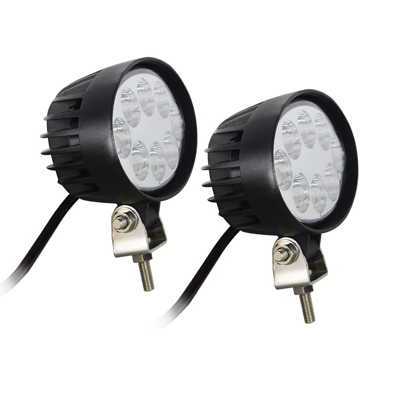 2-10x24W 5.5inch Led Work Light Spot Round Driving fog Headlights Lamp SUV Tractor Offroad Boat Car 4x4 ATV truck