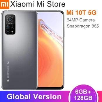 

Global Version Xiaomi Mi 10T 6GB RAM 128GB ROM Smartphone Snapdragon 865 Octa Core 144Hz 64MP Rear Camera 6.67" DotDisplay