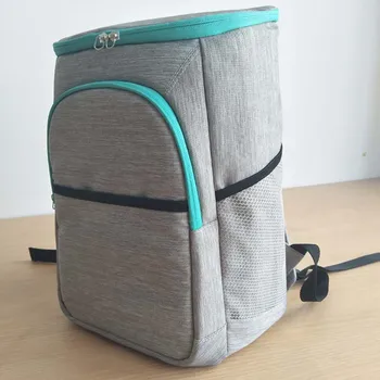 

Aluminum Foil Insulated Lunch Bag Backpack Leak-proof Bento Organizer For Men, Women For Office/Picnic/Travel/Camping (Grey)