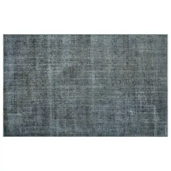 

Handmade Gray Vintage Overdyed Turkish Area Rug 178x278 Cm-5'10''X9'1''