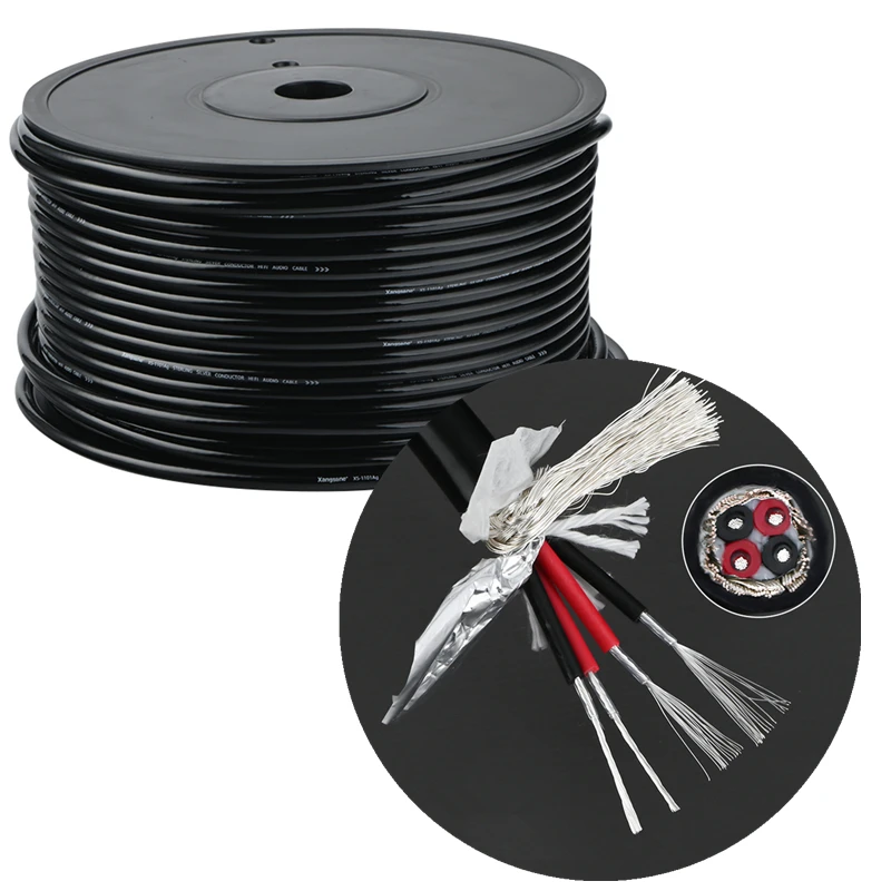 Diy Signal Rca Xlr Balanced Line Balanced Xlr Cable Silver Xlr