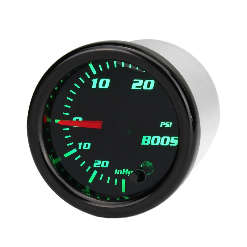 2-дюймовый 52 мм 7 цветов светодиодный механический турбо Boost Psi Манометр 12 В