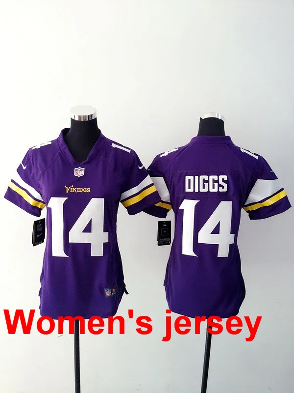 22 A+++ женские сшитые футболки Minnesota s ladies 5 Teddy Bridgewater 28 Adrian Peterson 84 Cordarrelle Patterson - Цвет: 22