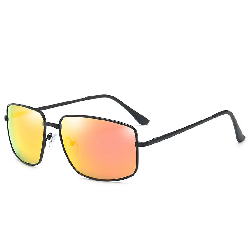 IBOODE металлические квадратные поляризованные солнцезащитные очки для женщин и мужчин Rotro Shades, солнцезащитные очки, роскошные брендовые дизайнерские очки для вождения, очки ночного видения