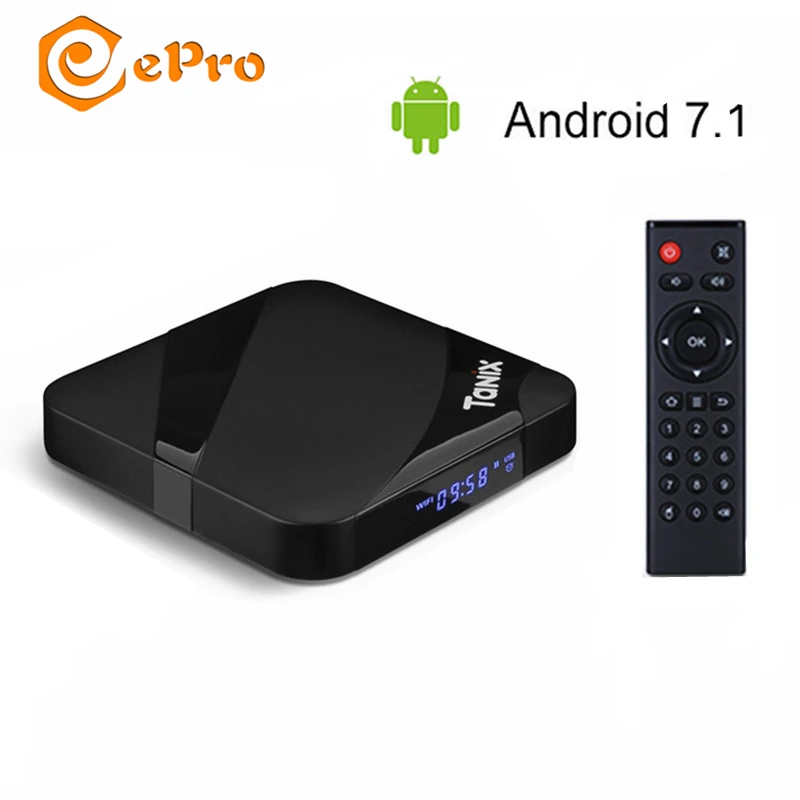 Android 7 1 Tanix TX3 Max Смарт ТВ Box Amlogic S905W Оперативная память 2 Гб Встроенная 16 ящик медиа