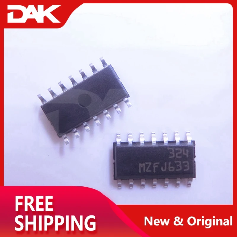 10 шт. LM324DT SOP14 один источник Quad операционные усилители IC чип
