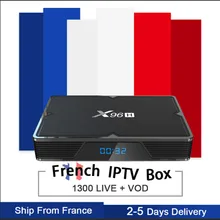 X96H Android 9.0/Dual WIFI/6K smart tv box&pro neo iptv subscription Europe France Beigium Arabic bein sport Android tv box