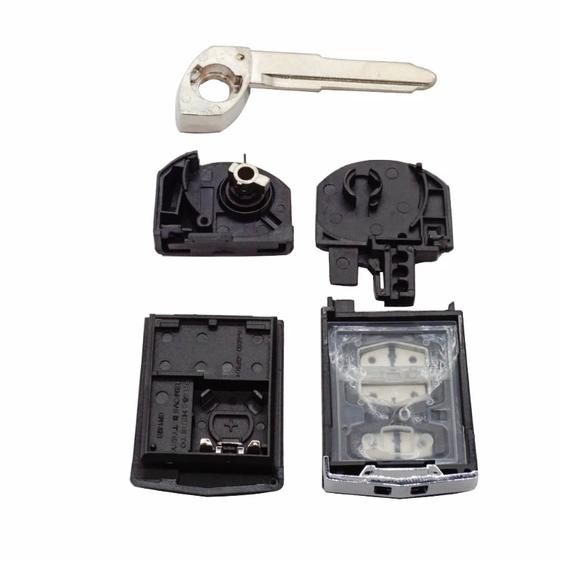 Xinyuexin Folding Flip Car Key Shell MAZDA 2 3 5 6 RX8 MX5 Uncut Blade Key Replacement Case Fob Accessories 2 3 4 Button