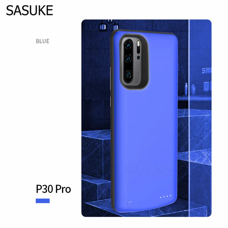 5000 мА/ч 6000 мА/ч чехол для зарядки аккумулятора для huawei P30 Pro с мягким краем внешний аккумулятор чехол для huawei P30 Pro твердый мощный etui
