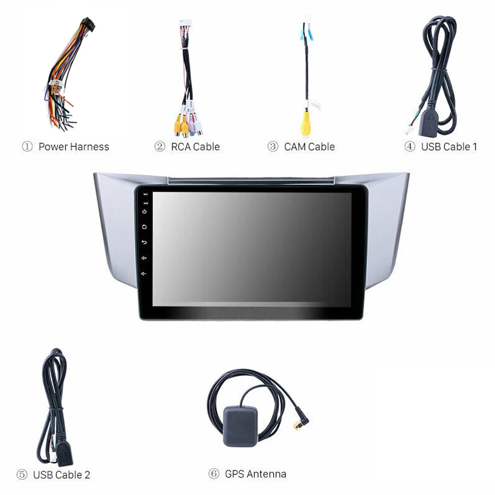 9 &quot2Din Android 1 автомобильный Радио мультимедийный плеер GPS навигация для Lexus RX300 RX330