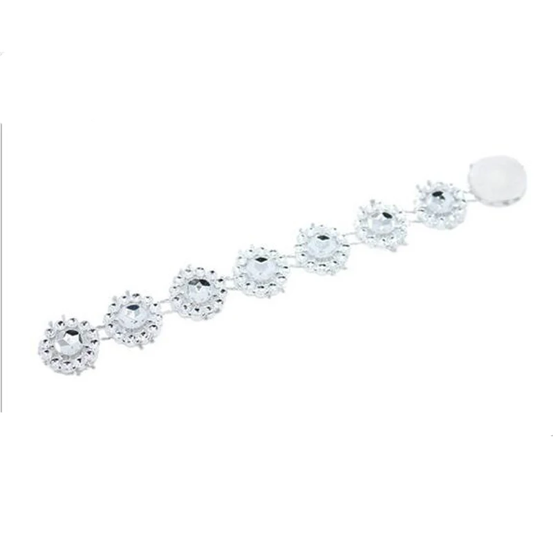 10 Pcs\lot European Style Handmade Plastic Sunflower Rhinestone Wrap Napkin Ring Napkin Buckle For Home Hotel Wedding Supplies