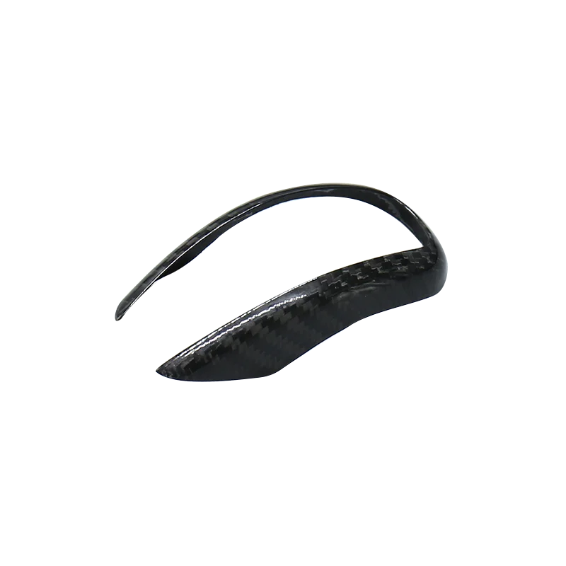 For Stelvio QHCP Автомобильная головка переключения передач, ручка крышки рамы из углеродного волокна, декоративная наклейка, подходит для Alfa Romeo Giulia Stelvio, аксессуары - Название цвета: For Stelvio