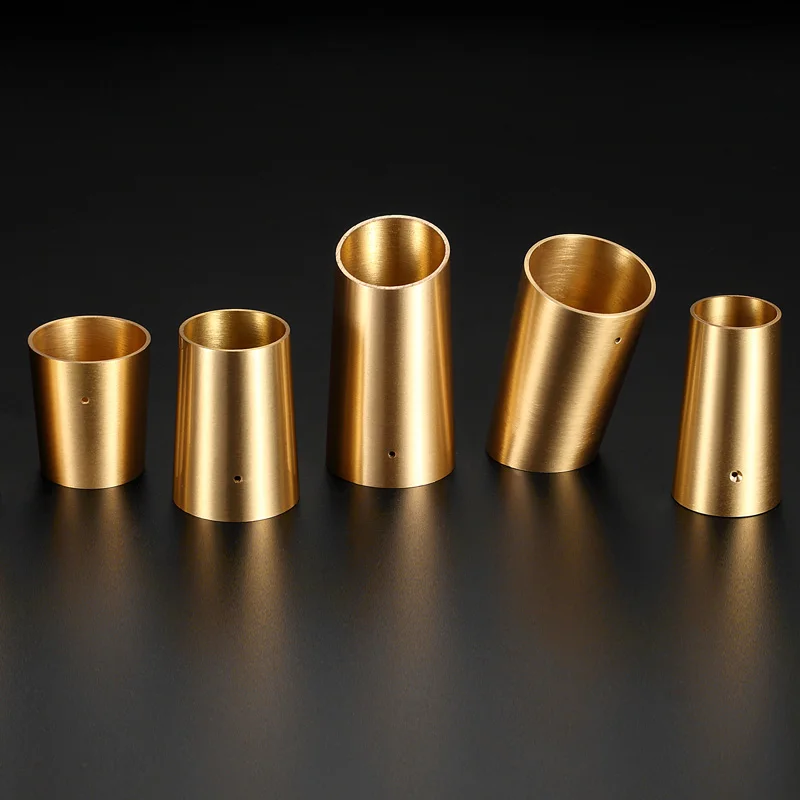 

Brass Sofa Feet Cover Chair Cup Protector Table Feet Cover Not Closed Bottom Tapered Foot Cover Furniture Feet/Multiple Sizes