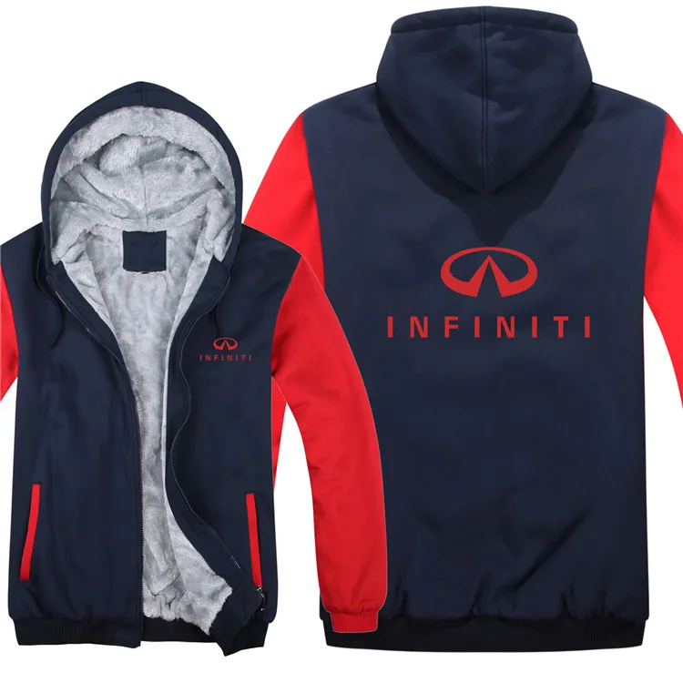 as picture Infiniti толстовки Мужская Куртка зимние высококачественные мужские повседневные шерстяные флисовые свитера с логотипами - Цвет: as picture