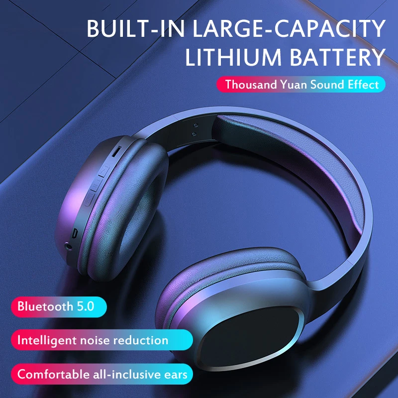 Cute Cat Ears Wireless Folding Earphones Bluetooth 5.0 Stereo foldable Noise reduction children headset With Mic For Adult Kids |