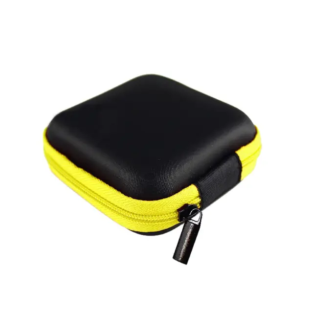 1pcs EVA Mini Portable Earphone bag Coin Purse Headphone USB Cable Case Storage Box Wallet Carrying Pouch Bag Earphone Accessory NO.7