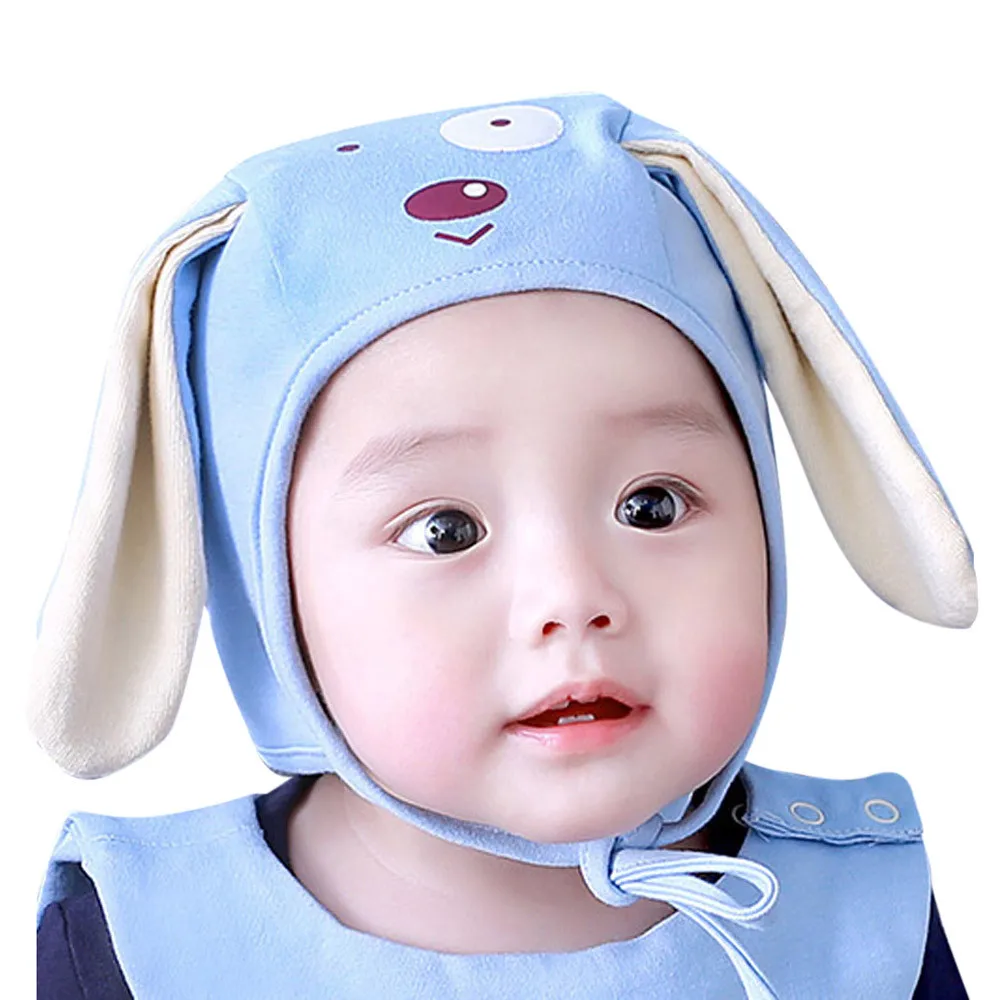 Baby cute puppy Ears Hat Infant Toddler Autumn Winter Caps for Children Baby Hats Accessories Photography Props