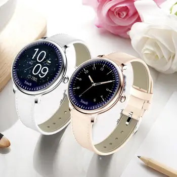 

NY12 Smart Watch Women Android IOS Round Heart rate Monitor Waterproof SmartWatch For Girls 2020 New Gift For Girlfriend VS DR66