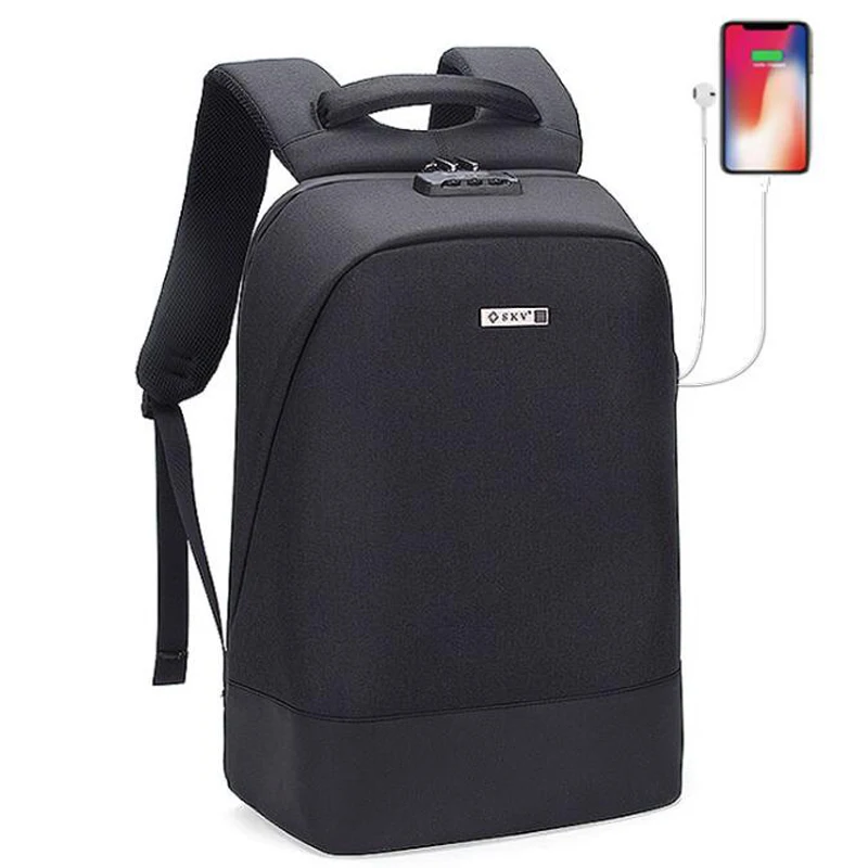 

Anti-theft backpack multifunctional 14-inch computer bag personality trend student school bag business USB charging leisure bag