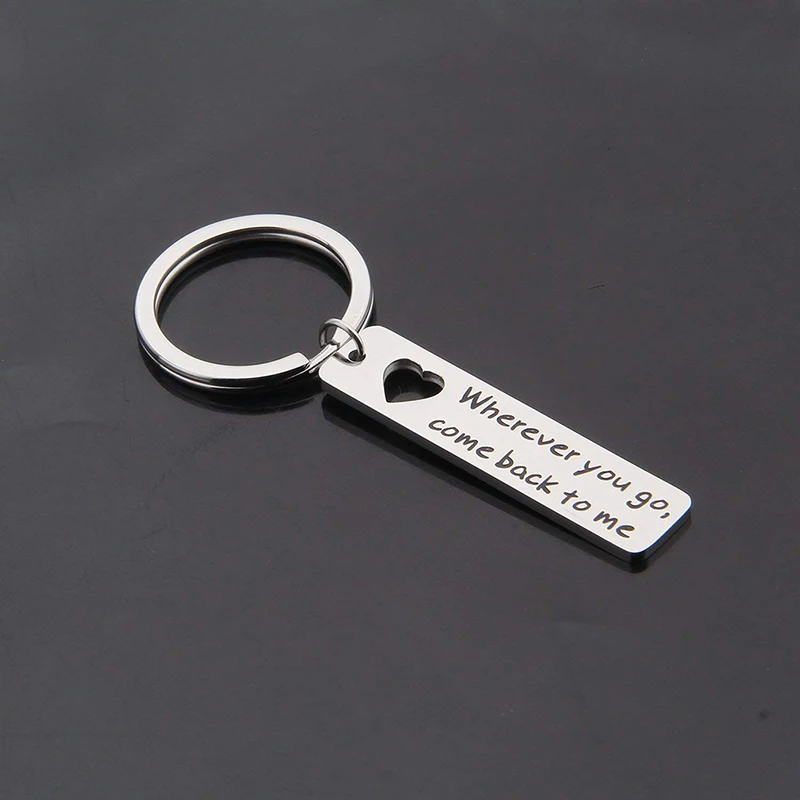 Новинка 2020 креативный подарок бойфренда где бы вы ни вернулись ко мне брелок