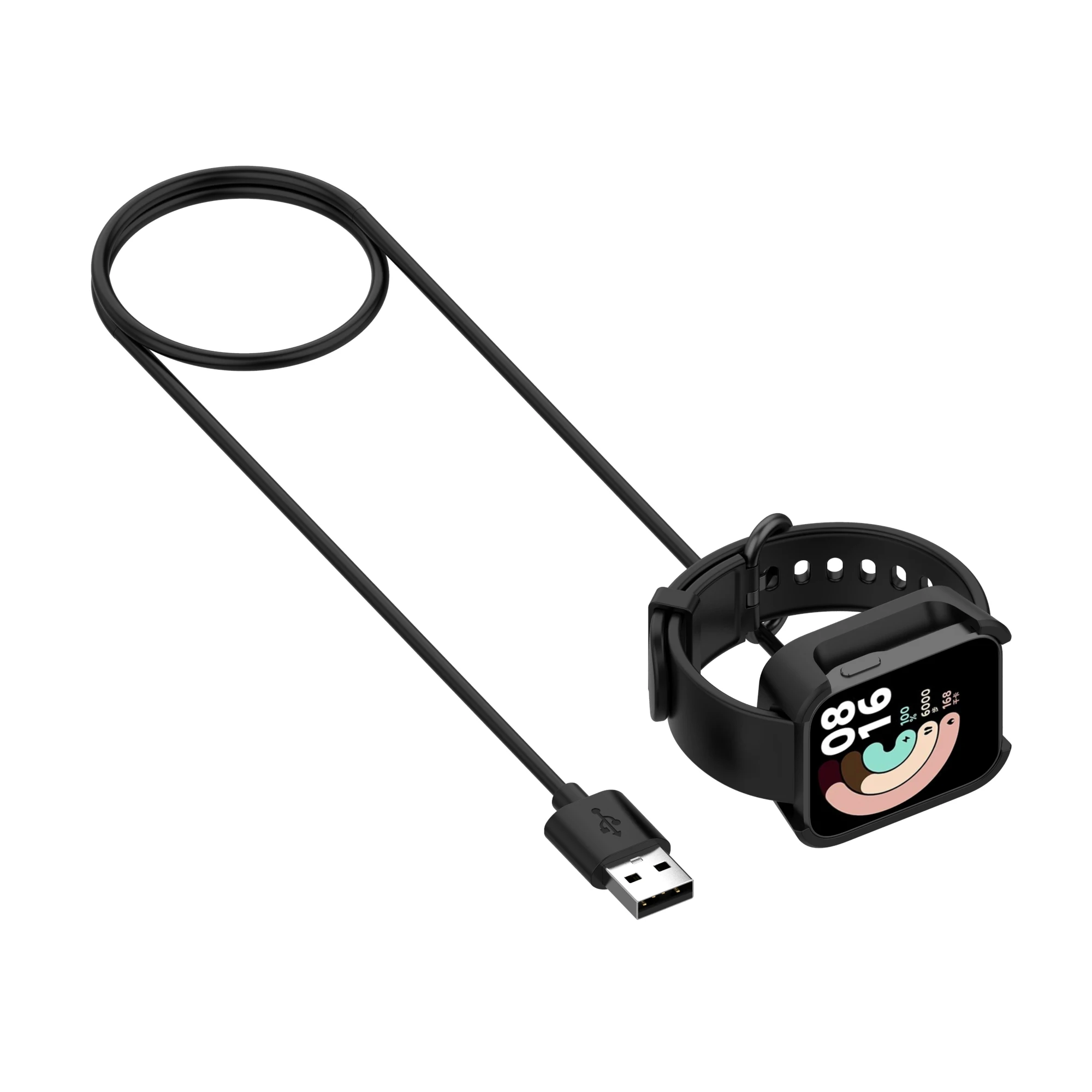 Фото Зарядный USB-кабель для XiaoMi Mi Watch lite, кабель для быстрой зарядки, портативное зарядное устройство для смарт-часов Redmi, аксессуары для часов №4