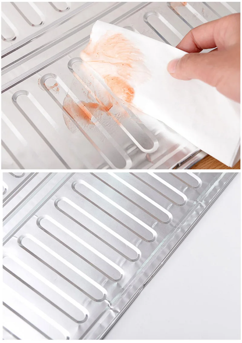 Gas Stove Oil Baffle Plate Aluminum Cooking Frying GreaseProof Anti Splatter Shield Kitchen Tool Guard | Дом и сад