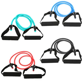 

Yoga Pull Rope Elastic Resistance Bands Fitness Workout Exercise Tubes Practical Training Rubber Tensile Expander Fitness Body