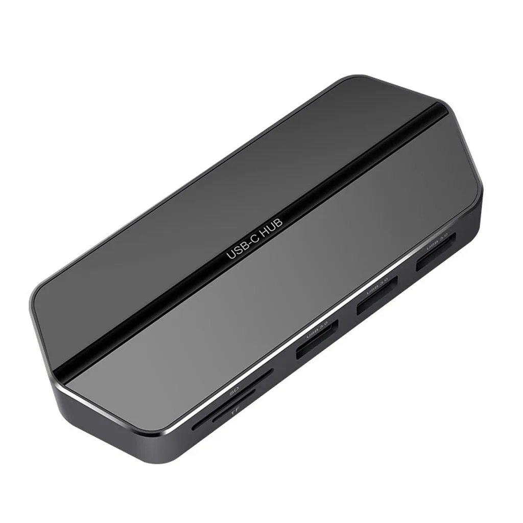 Ouhaobin 9 в 1 type-C концентратор USB адаптер type C к HDMI/RJ45 концентратор адаптер Многофункциональный type-C док-станция концентратор USB-C