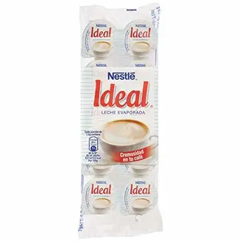 

Nestlé Ideal Leche evaporada - Paquete de 10 x 7.50 gr - Total: 75 gr