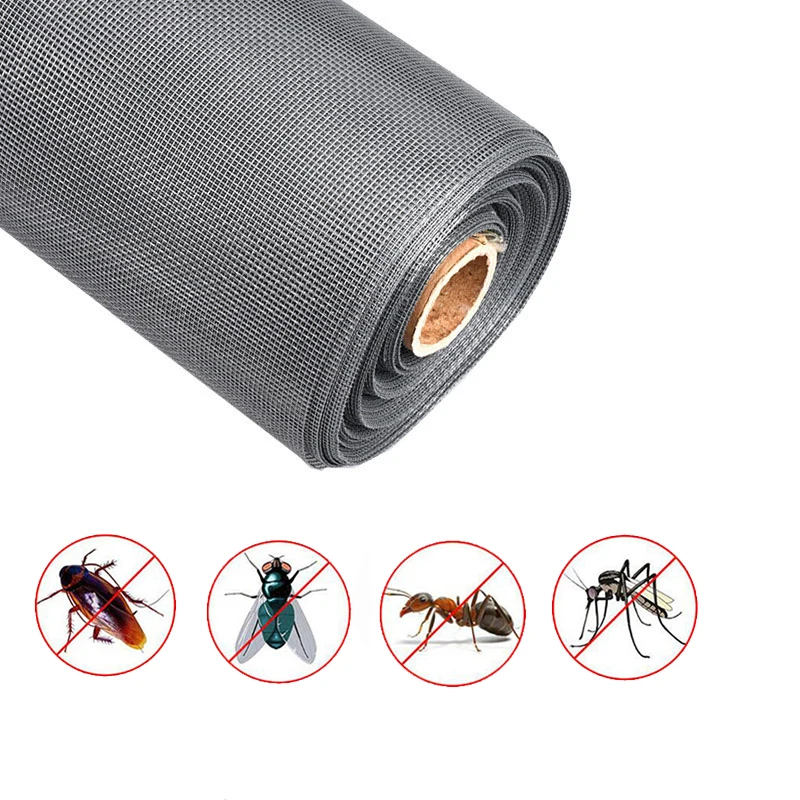 Multi Purpose DIY Glass Fibe Screen Mesh Material Anti Mosquito Nets Window Customizable
