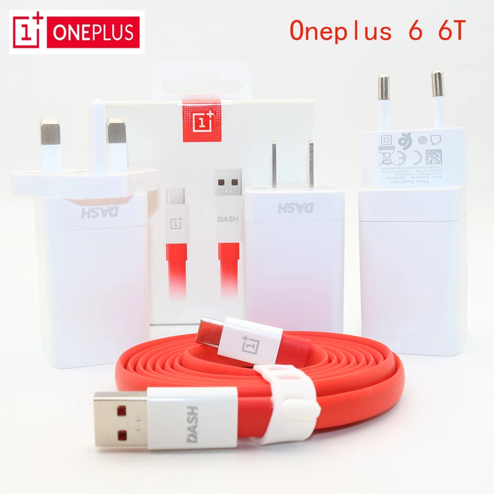 Oneplus Dash Зарядное устройство 5V4A для One plus 6 5/5 T/3/3T тире зарядный адаптер 100 см плоский Dash USB зарядка Тип C кабель