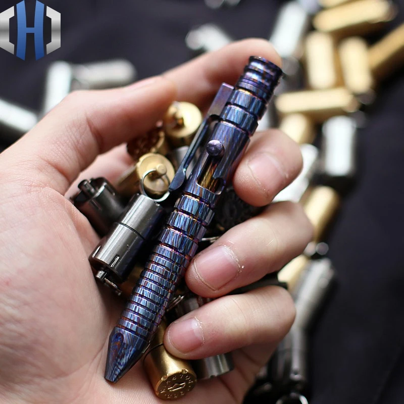 Dragon Scale Titanium Alloy Tactical Pen Gyro Self Defense Pen EDC
