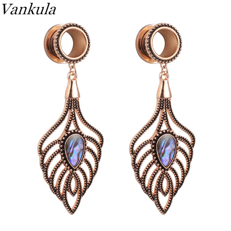 rose gold Ванкула, Новое поступление, висячие серьги из нержавеющей стали 316L, серьги для пирсинга - Окраска металла: rose gold
