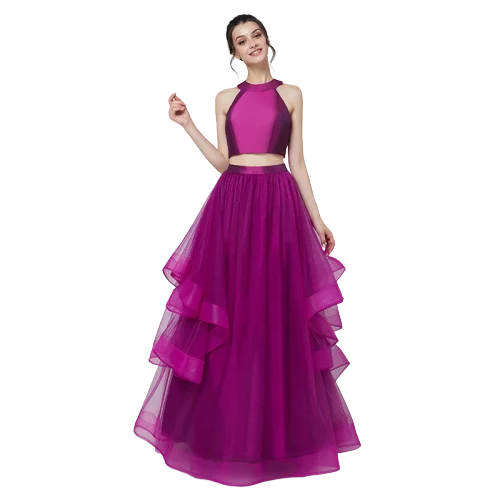 Фиолетовый Cazdzy Vestido fuccia, новое вечернее платье, модное женское длинное платье, платье для формального выпускного вечера, платья для халата и свадебной вечеринки - Цвет: Фиолетовый