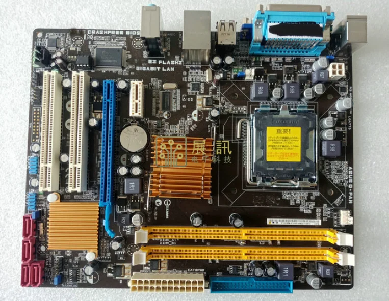 Предотгрузочный тест для P5QPL-AM LGA775 DDR2 G41 оригинальная б/у материнская плата