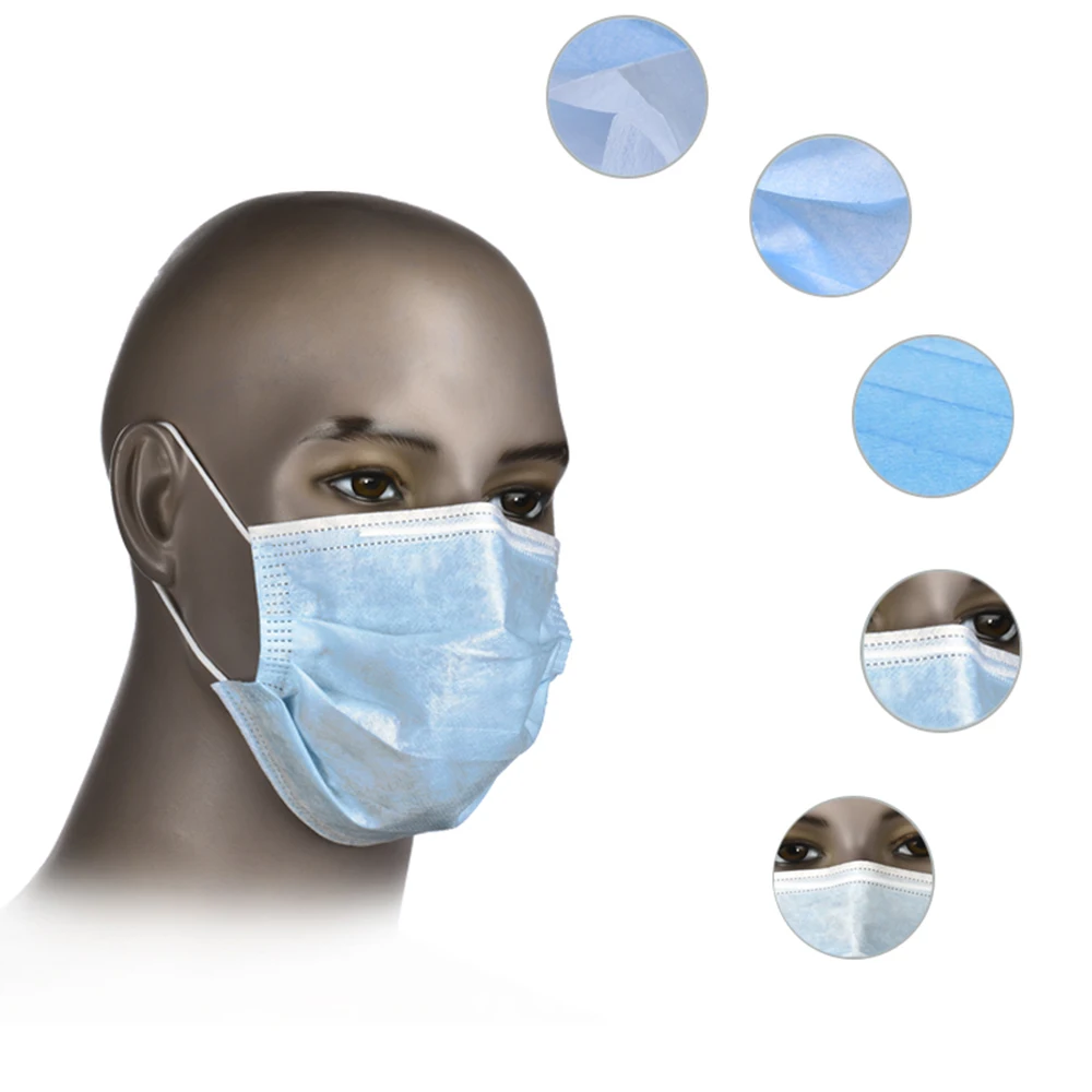 

30 Pcs Anti-dust Anti virus Disposable Protective Face Mouth Mask Safe Breathable Disposable Ear loop Face Hypoallergenic Masks