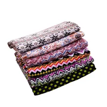 Нигерийская Модальная ткань с принтом, спандекс, трикотаж, тонкая ткань для самостоятельного изготовления леггинсов или платьев, 50*170 см/шт YH0305