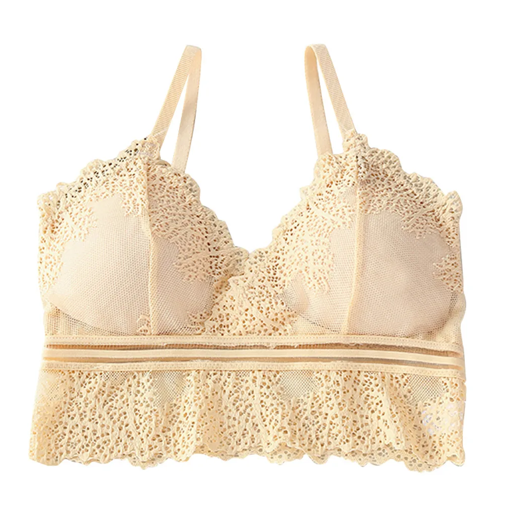Бюстгальтер женский Bralette нижнее белье однотонные бюстгальтеры для женщин Лето глубокий v-образный вырез сексуальный кружевной без бретелек невидимый бюстгальтер soutien gorge femme
