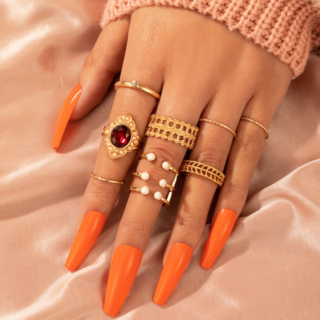 steel ring halloween Jewelry for women Snake ring jewelry slytherin Punk Ring on phalanx anel masculino rings set