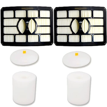 

2 Packs Replacement Hepa and Foam Filters For Shark Rotator Pro Lift-Away NV500, NV501, NV502, NV503, NV505, NV510, NV520, NV550