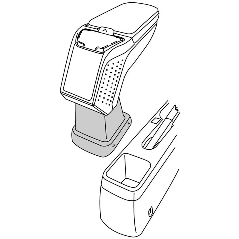 Подлокотник Armster AR9 черный/серый Suzuki Splash 2008 |Подлокотники| |
