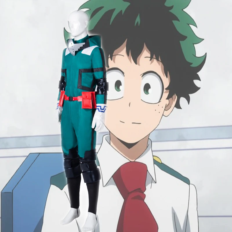 Герой Hero Академия Izuku Midoriya Косплэй костюм Boku без Deku костюм версия II для Хэллоуина вентиляторы вечерние производительность