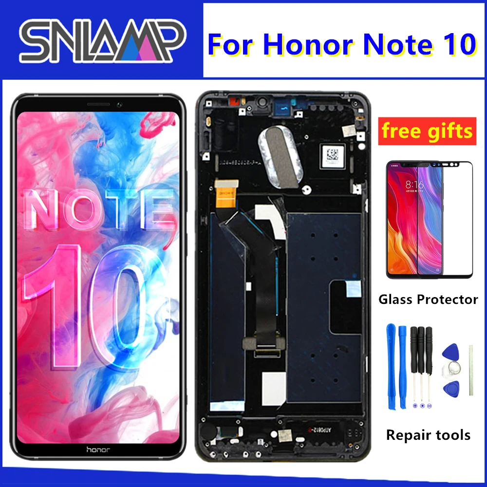 

Original Tested LCD FOR Honor Note 10 Display Touch Screen Digitizer Assembly 6.95" Mobile Phone Replacement Parts For Huawei Honor Note 10 LCD Screen