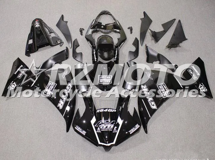 Литья под давлением ABS Обтекатели комплект подходит для YAMAHA YZF-R1 2009 2010 2011 2012 2013 09, 10, 11, 12, 13, 14, теле женский костюм из двух вещей черно-белый костюм