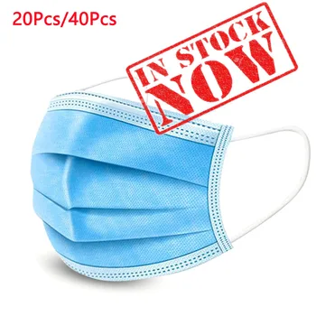 

Masks 3 Layer Disposable Mask Anti Dust Mouth-muffle Face Earloop Face Mouth Masks Facial Breathable Protective Cover Mask