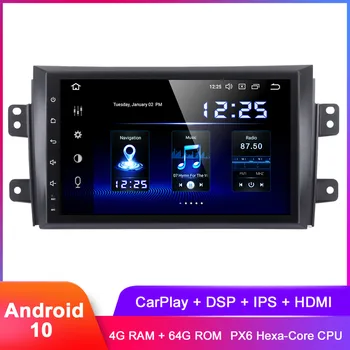

Dasaita 9" IPS Display Android 10 Car Stereo GPS For SX4 2006 2007 2008 2009 2010 Carplay In Dash Auto Radio FM DSP Audio Video