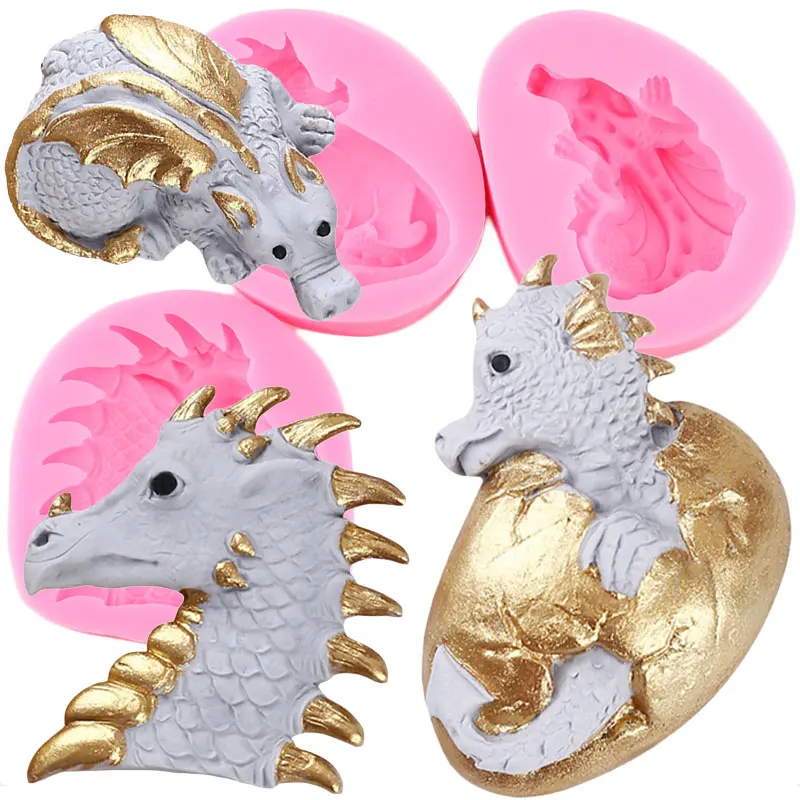 Dinosaur UV Resin Silicone Molds Fondant Chocolate Candy Crystal Clay Bake Tools Dinosaur UV Resin Silicone Molds Fondant Chocolate Candy Crystal Clay Bake Tools