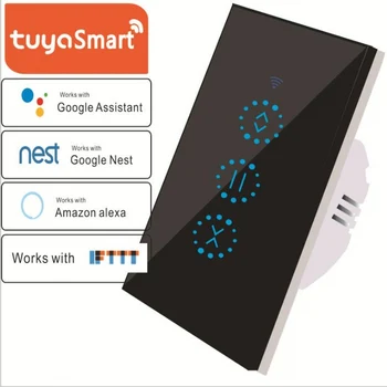 

WiFi Smart Curtain Switch Tuya Remote Control for Garage Electric Doors Rolling Shutters work with Alexa Google Home Nest IFTTT